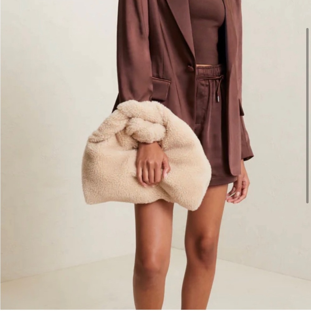 A.L.C Paloma Faux Fur Bag NWT Pecan